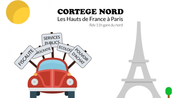 Cortège Nord - Les Hauts de France à Paris